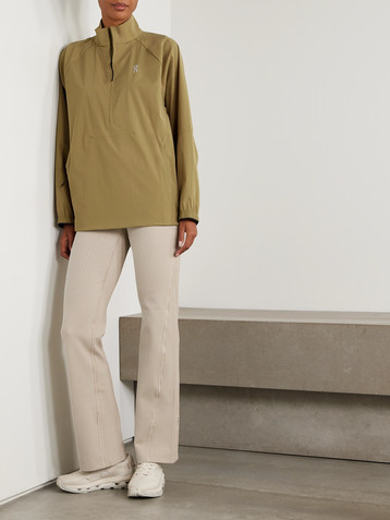 ON All-Day stretch recycled-shell half-zip sweater