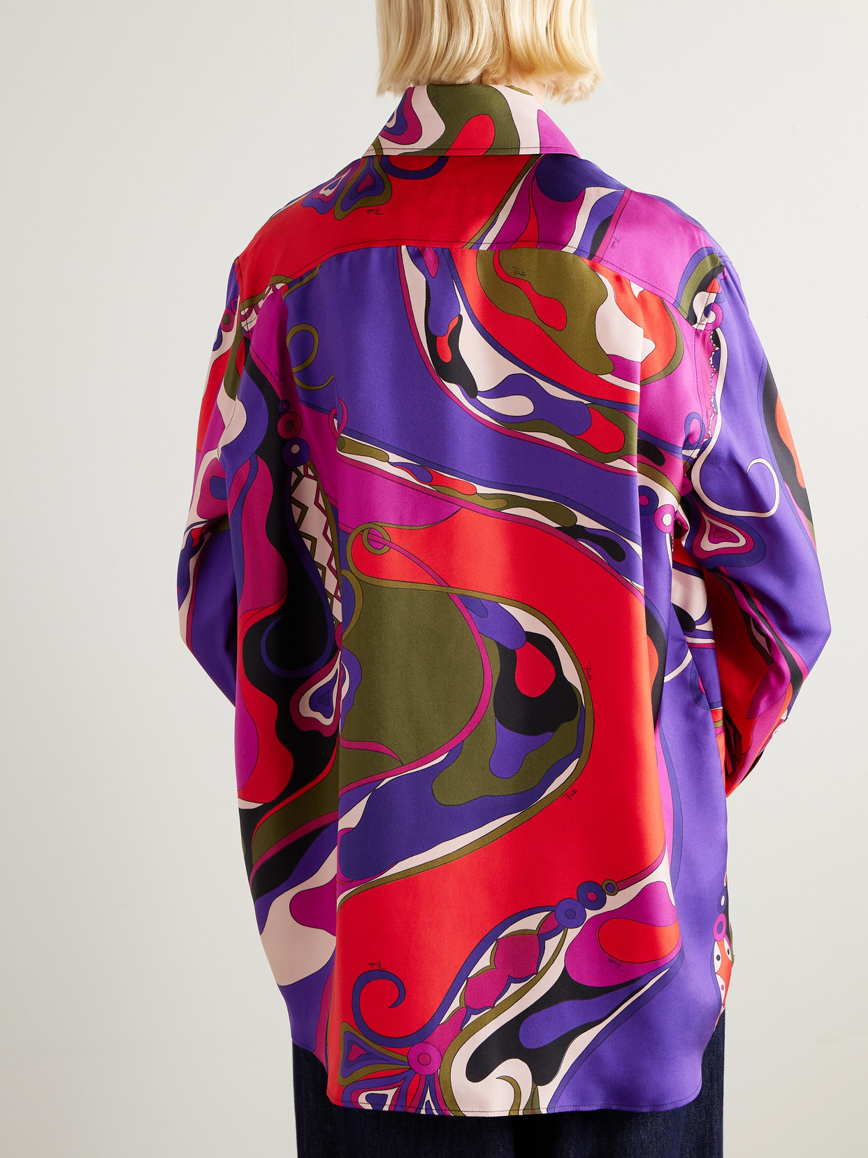 Pucci Graphic-pattern Shirt In Multi