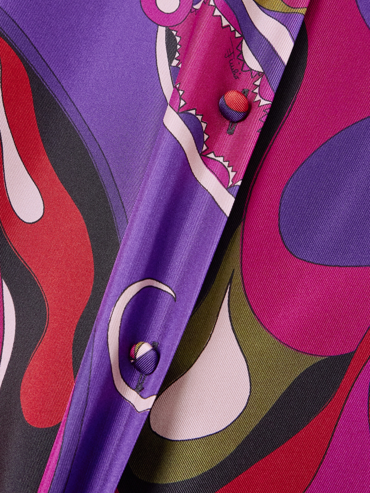 Pucci Graphic-pattern Shirt In Multi