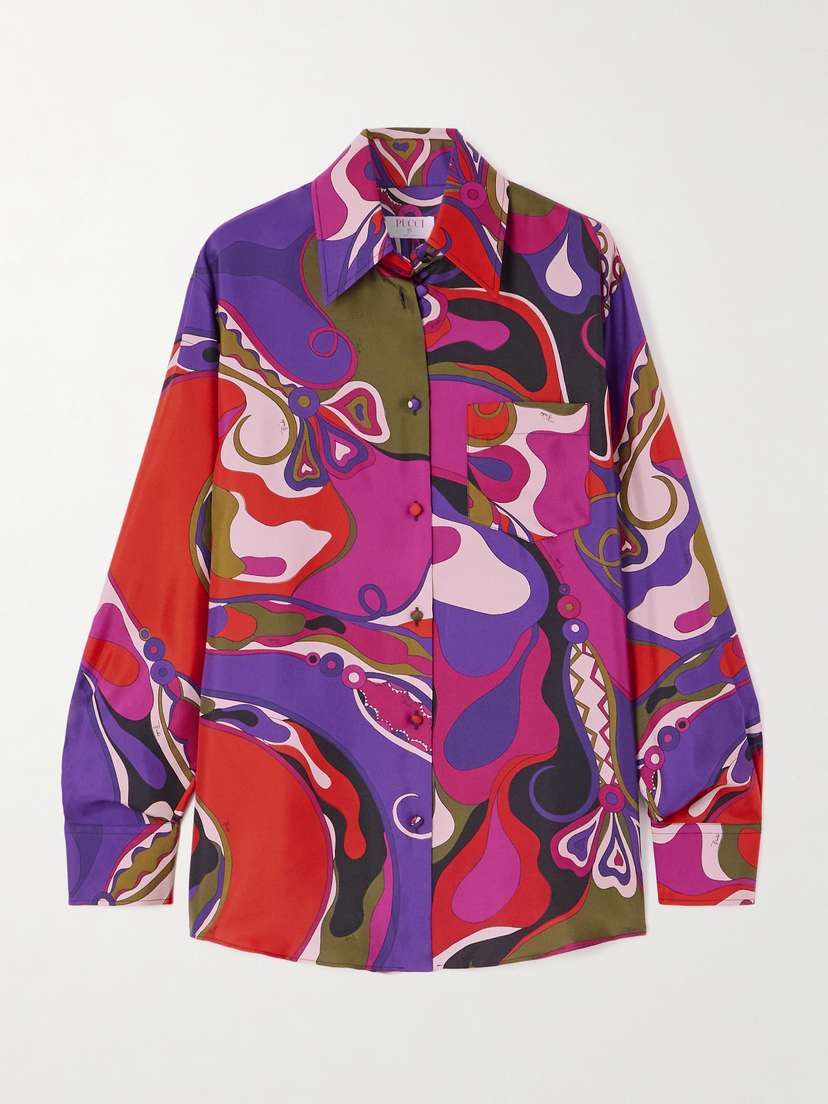 PUCCI Printed Silk Shirt