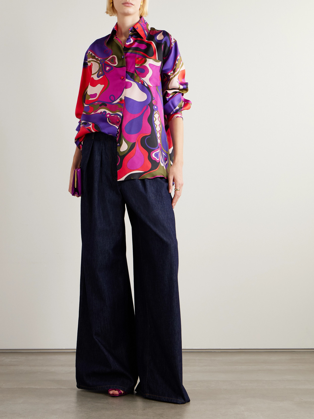 Pucci Graphic-pattern Shirt In Multi