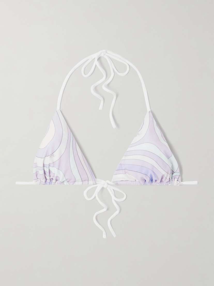 PUCCI Triangle Bikini Top