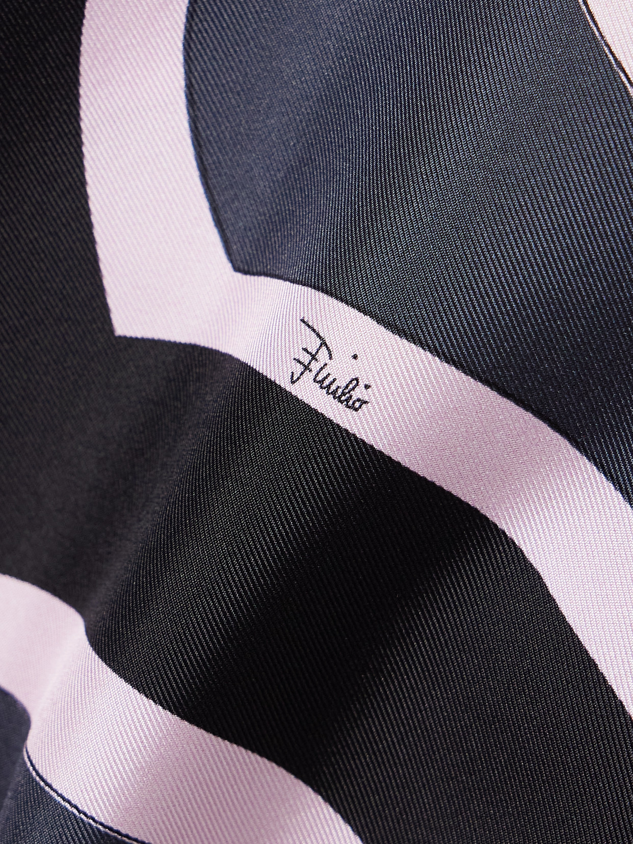 Pucci Printed Silk-twill Halterneck Top In Multi