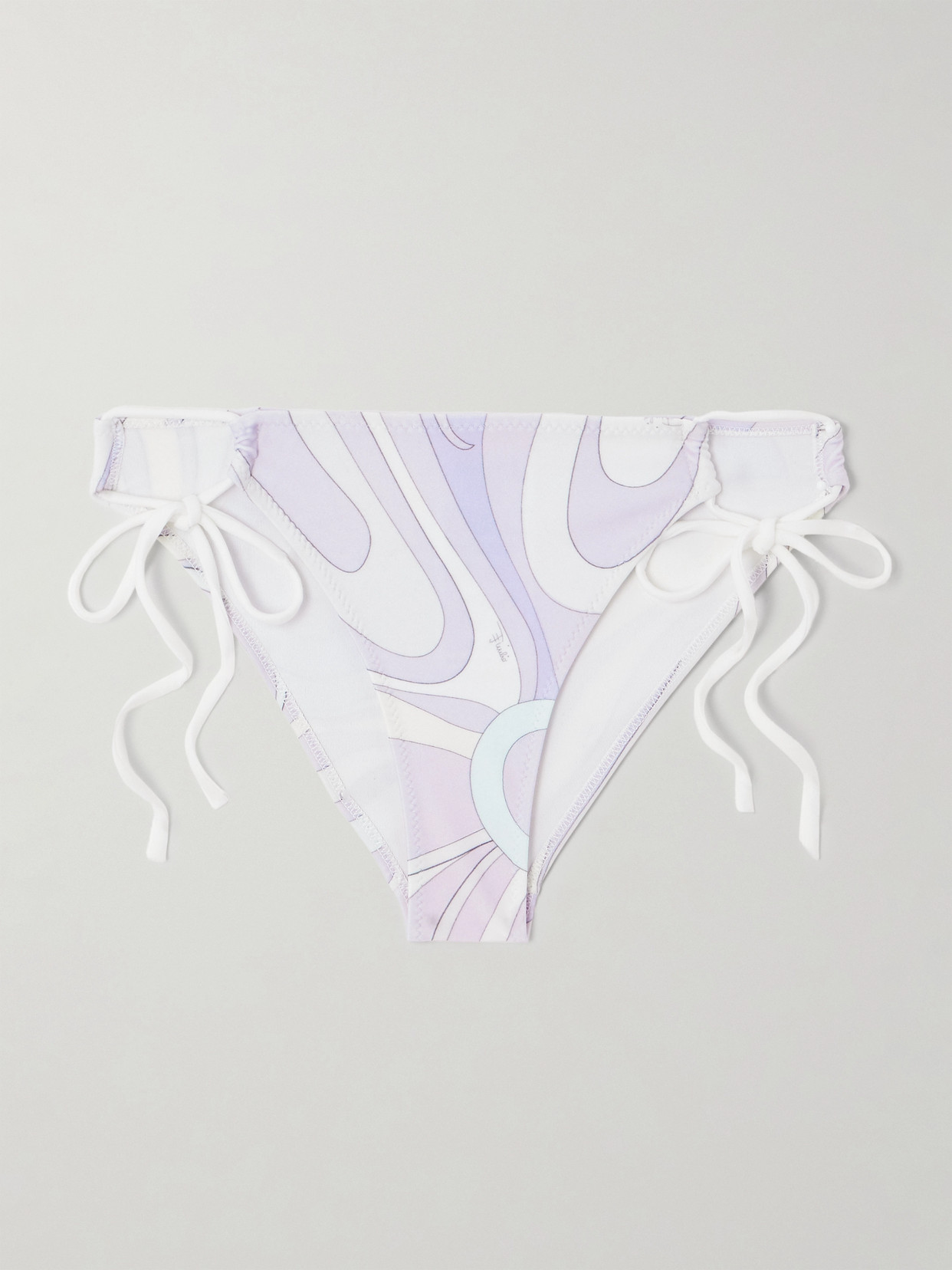 Pucci Printed Bikini Briefs In Purple