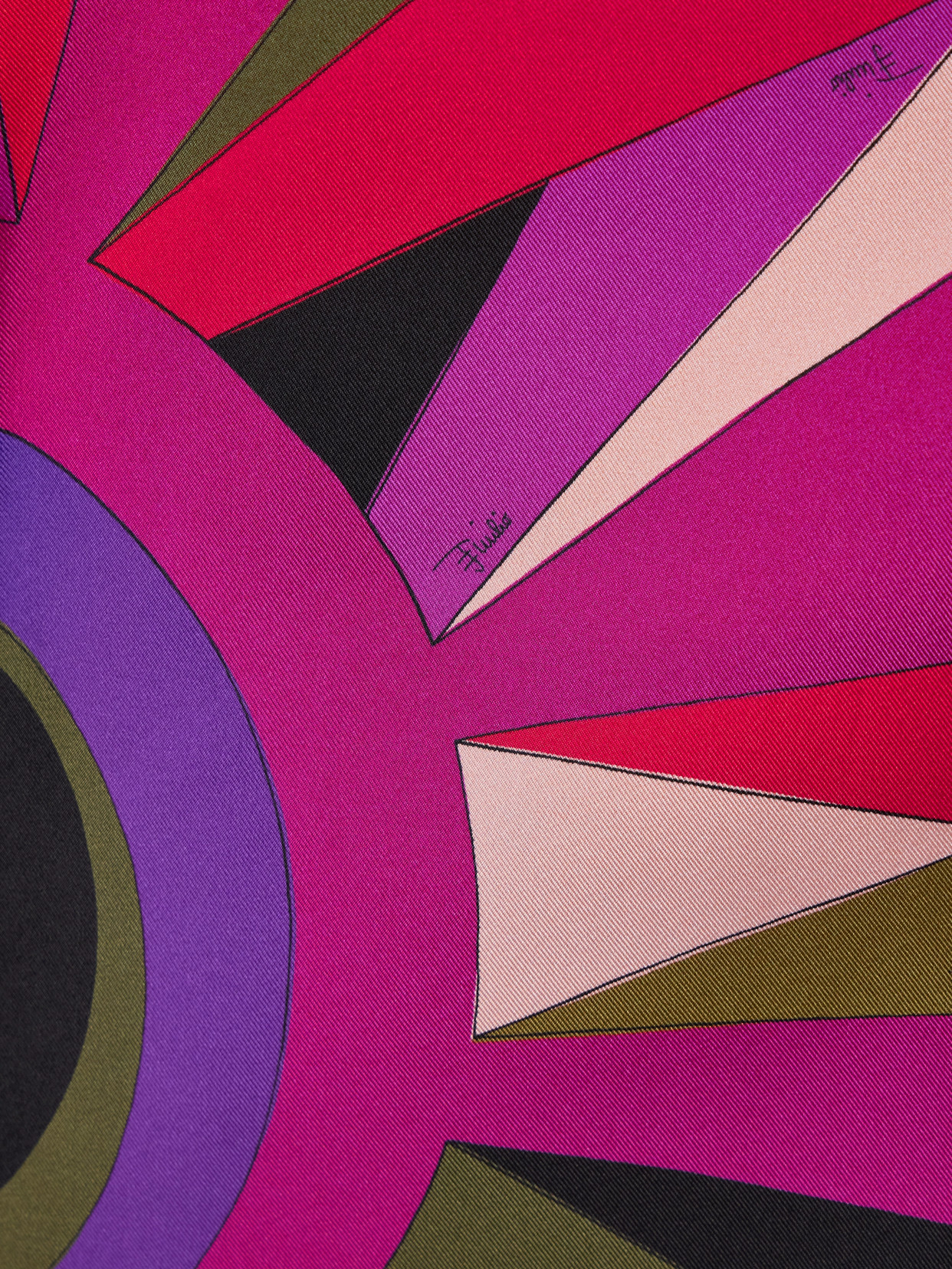 Pucci Wrap-effect Printed Silk-twill Mini Skirt In Multi