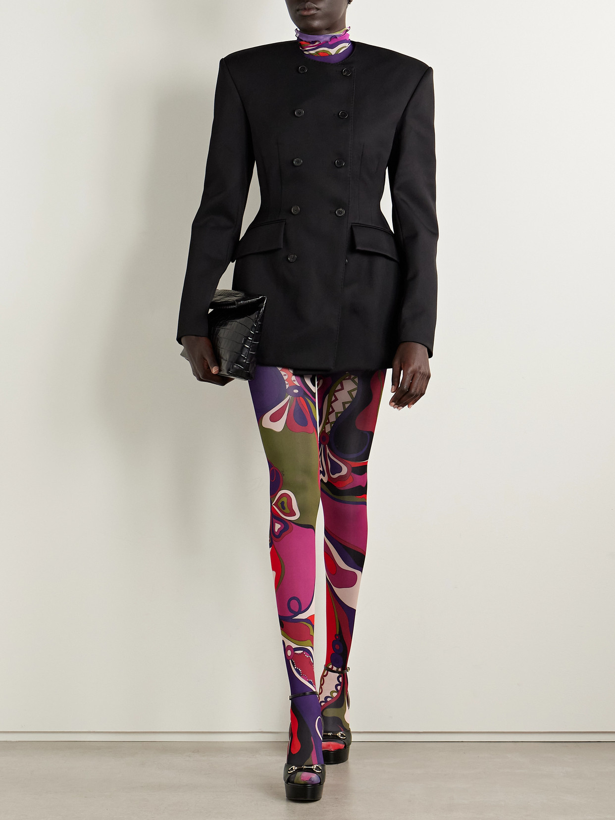 Pucci Printed Tights In Multi