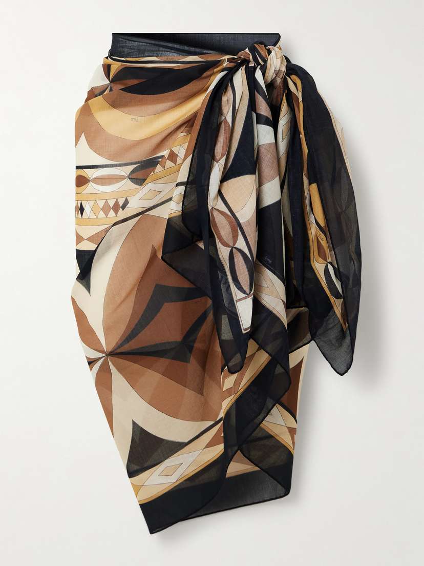 PUCCI Printed Cotton Pareo