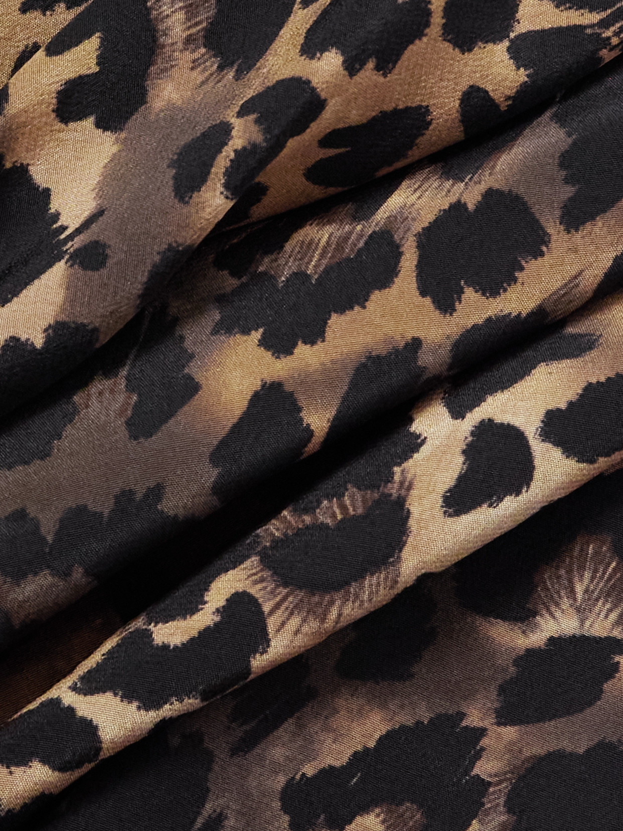 Johanna Ortiz Post Treasured Open-back Cutout Leopard-print Silk-blend Maxi Dress In Multi