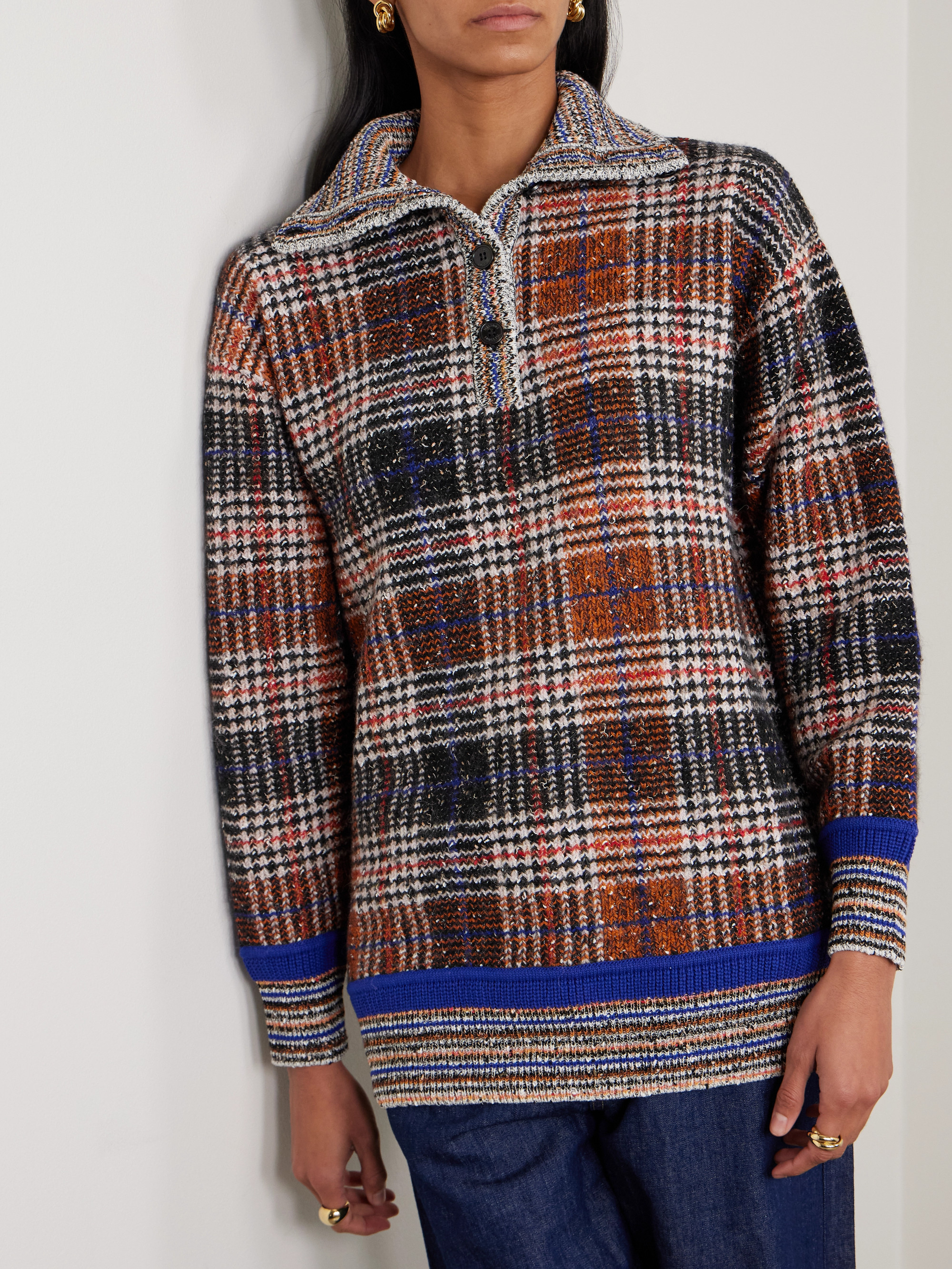 Missoni - Checked knitted tunic | Plush