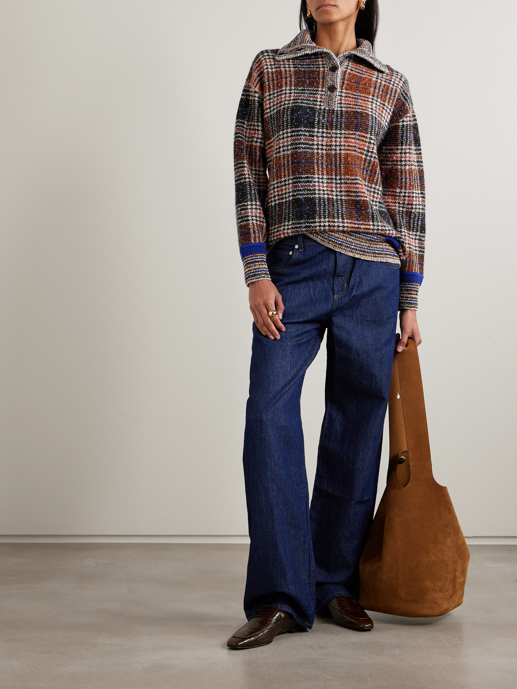 Missoni - Checked knitted tunic | Plush
