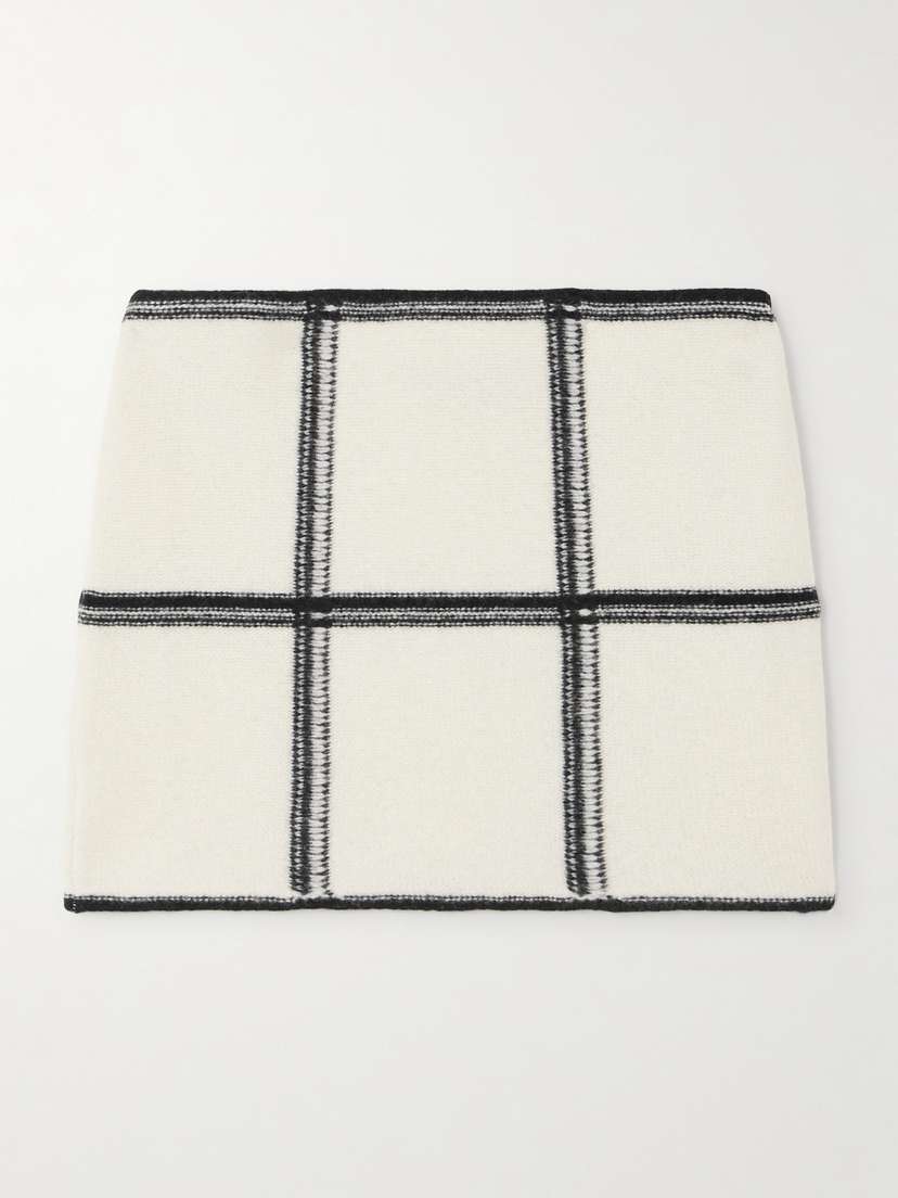 Missoni Checked Wool Mini Skirt