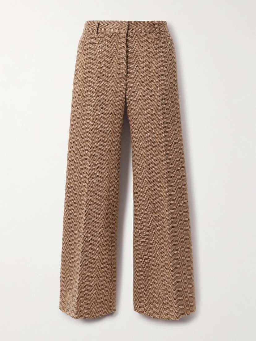 Missoni Caperdoni Wool And Cotton-blend Straight-leg Trousers