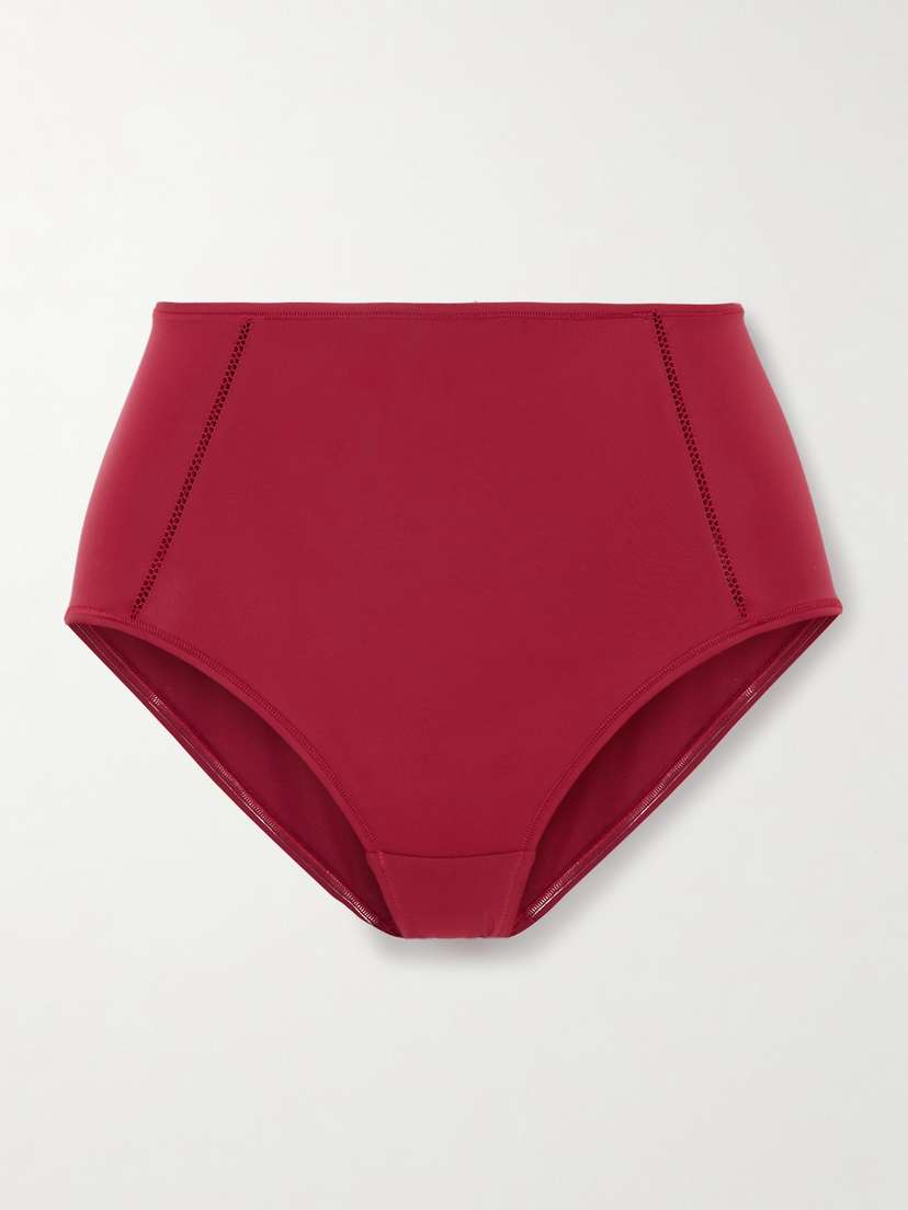 Eres Les Essentiels Brina Soyeuse Picot-trimmed Stretch-jersey Briefs