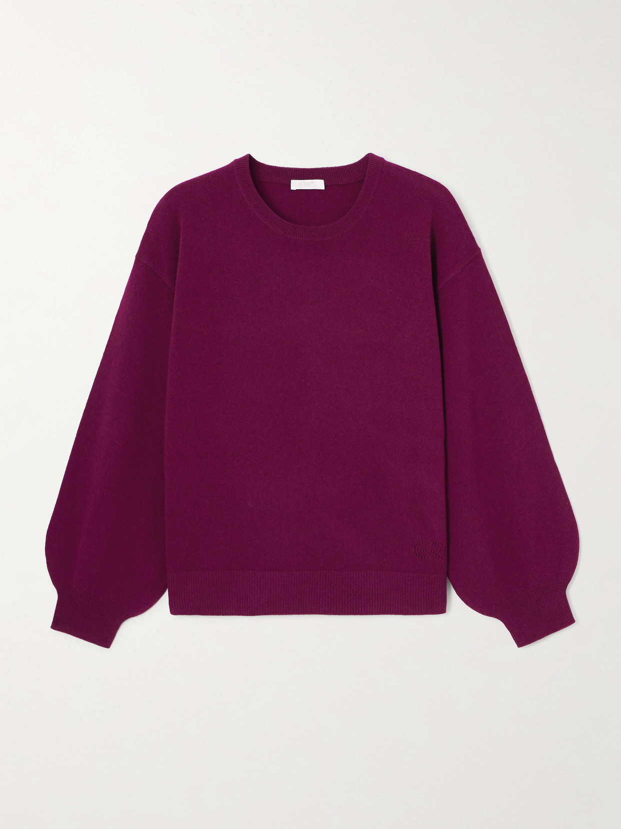 Eres Colorama Famous Wool And Cashmere-blend Sweater In Purple