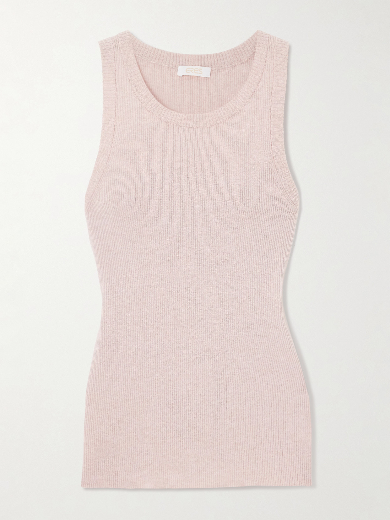Eres Meli Ribbed Cashmere Tank In Pink
