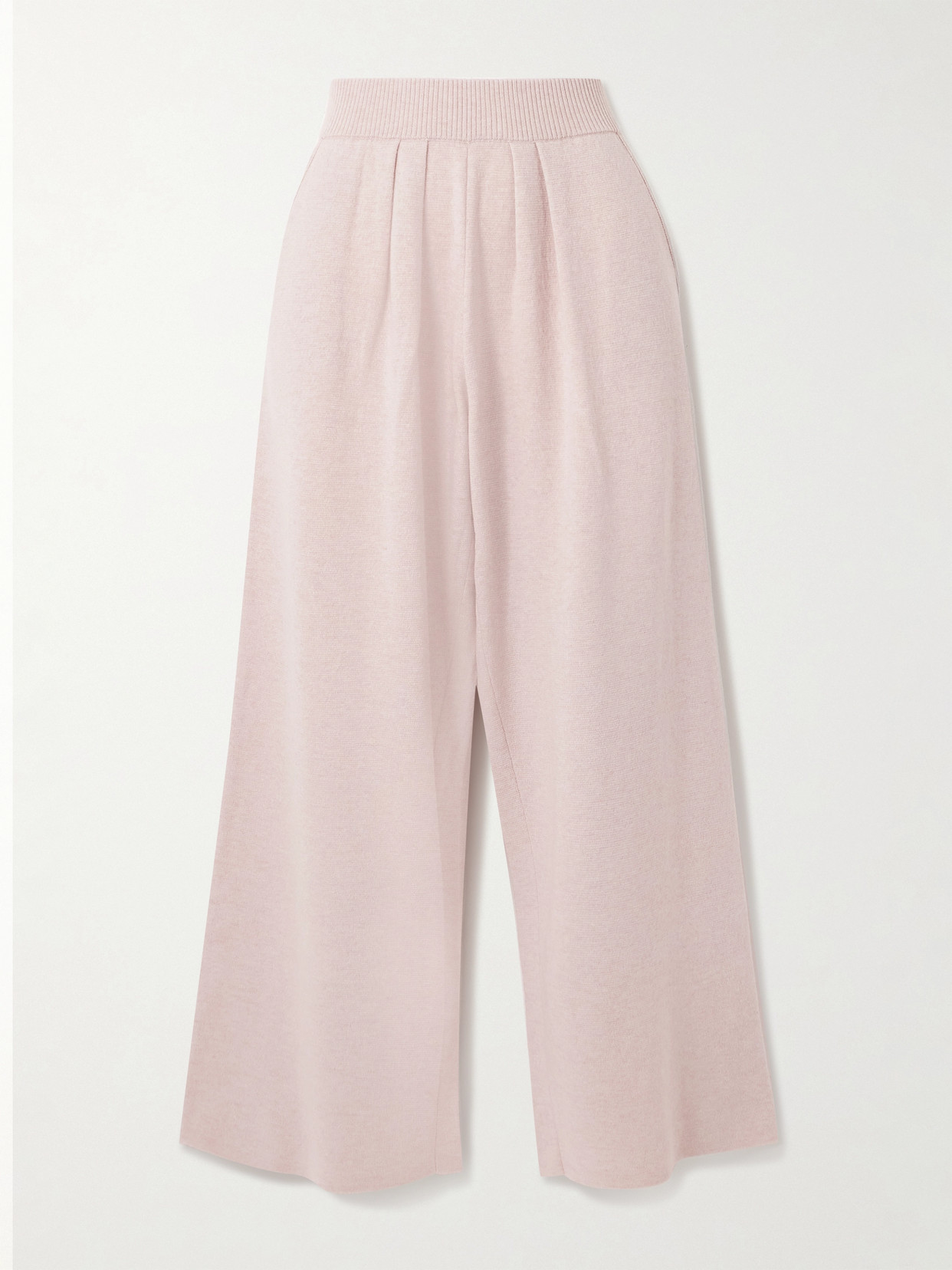 Eres Meli Wool And Cashmere-blend Pants In Pink