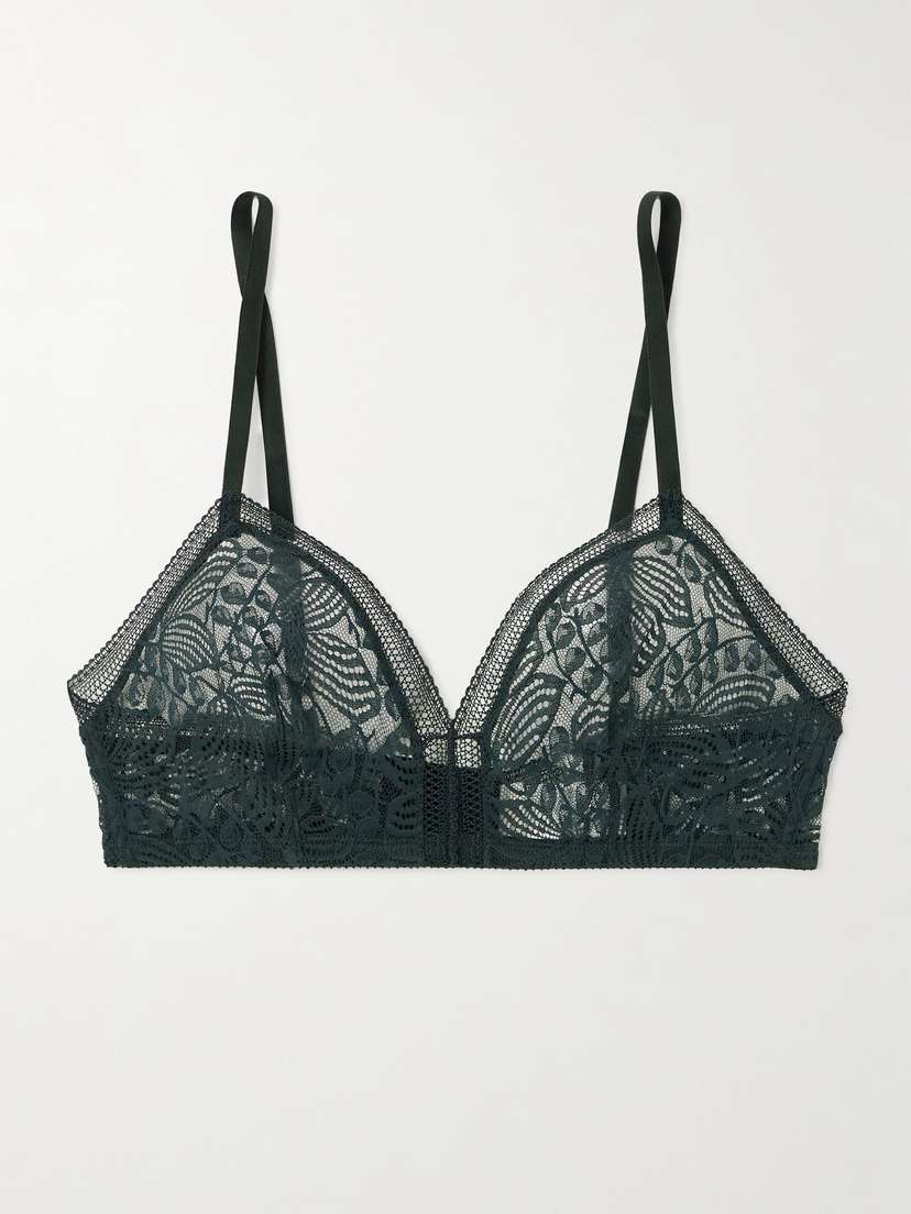 Eres Delicieux Leavers Lace Triangle Soft-cup Bra