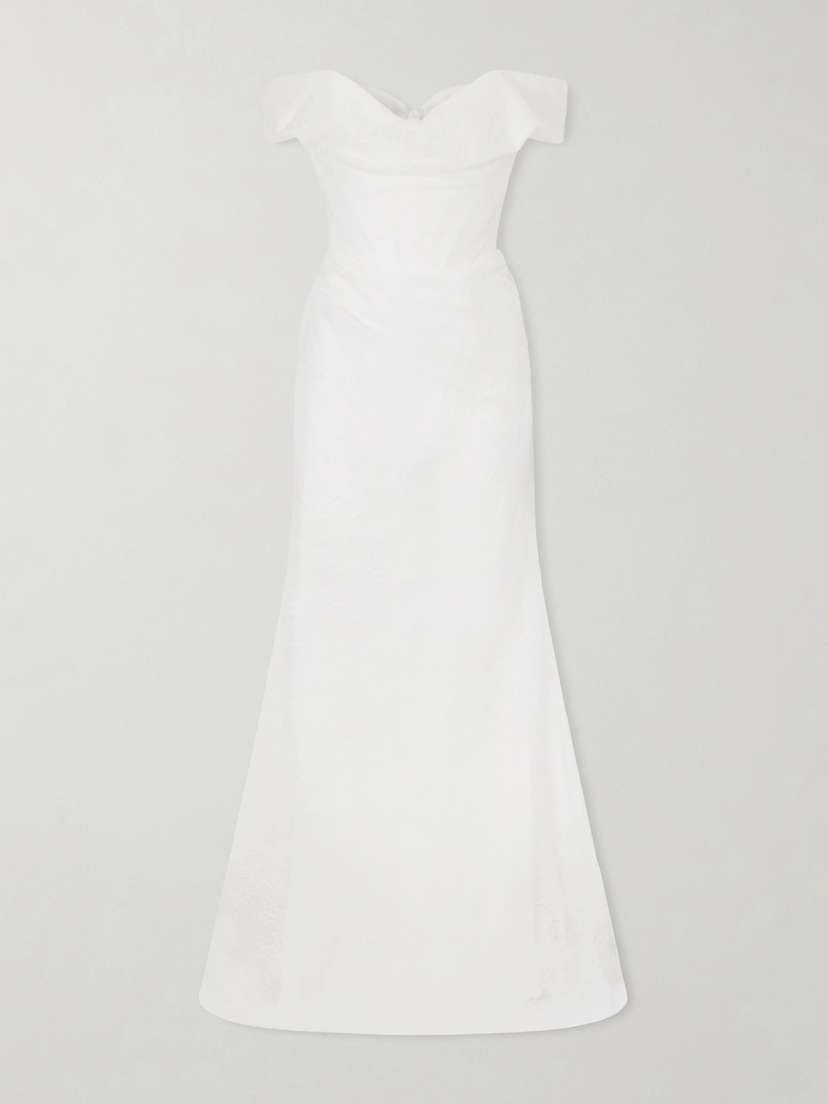 Vivienne Westwood Nova Cora Lace And Satin Corset Gown