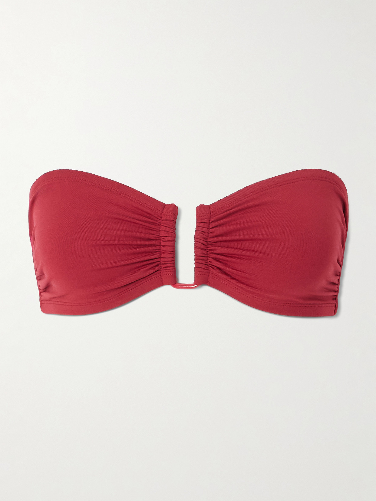 Eres Les Essentiels Show Bandeau Bikini Top In Red