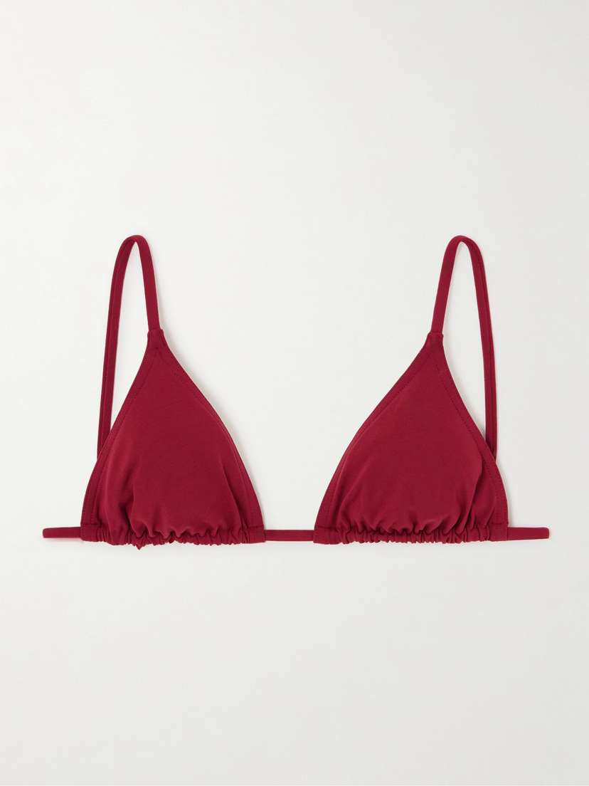 Eres Les Essentiels Mouna Ribbed Triangle Bikini Top