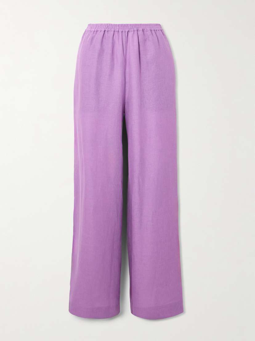 Eres L'intemporel Select Linen Wide-leg Pants