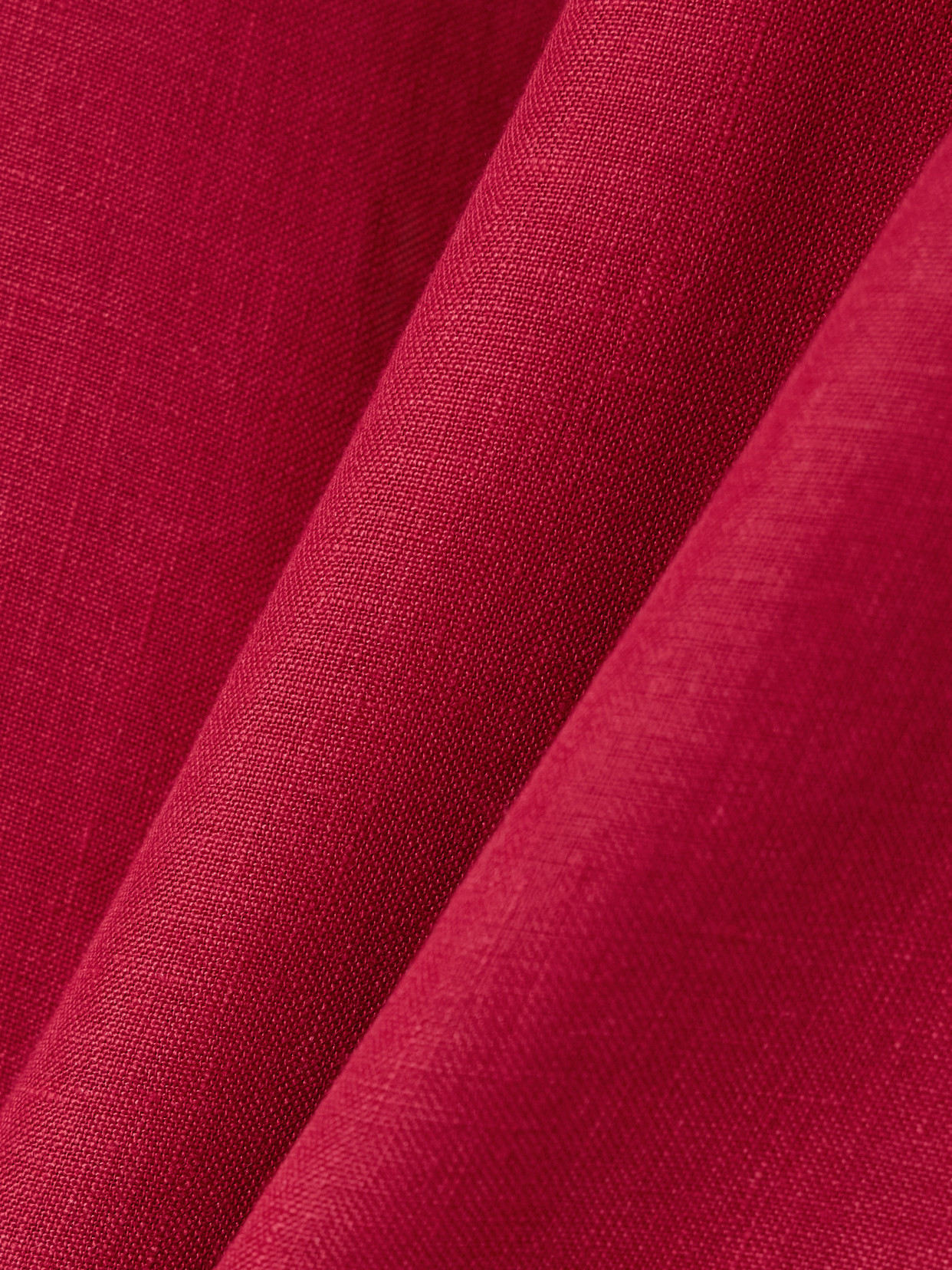 Eres L'intemporel Mignonette Linen Shirt In Red