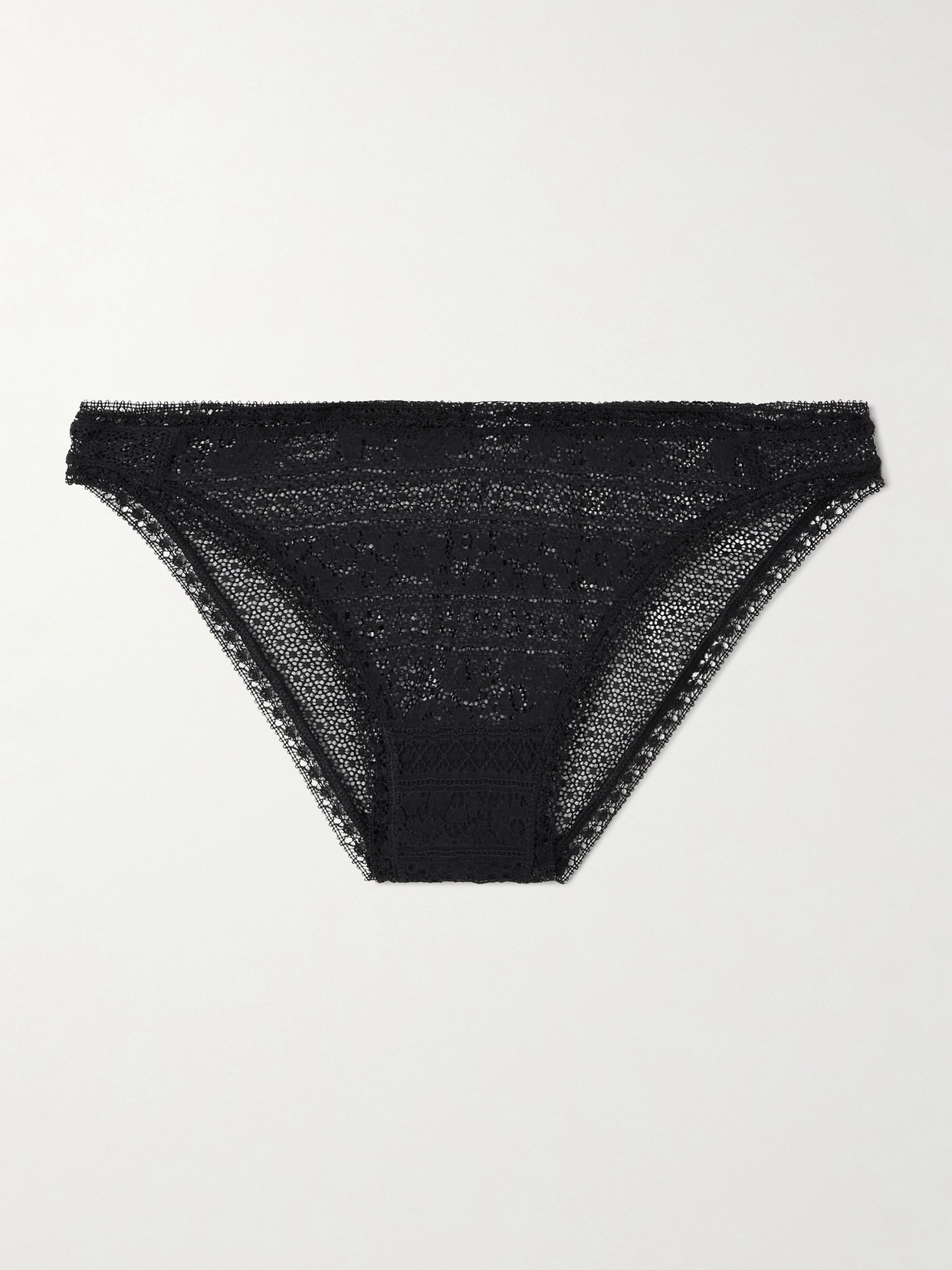 Eres Certitude Leavers Lace Briefs In Black
