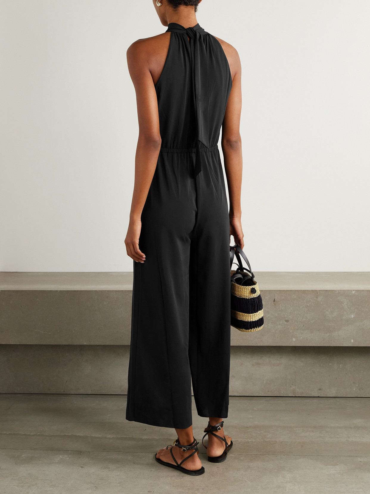 Eres Jersey Jumpsuit In Black
