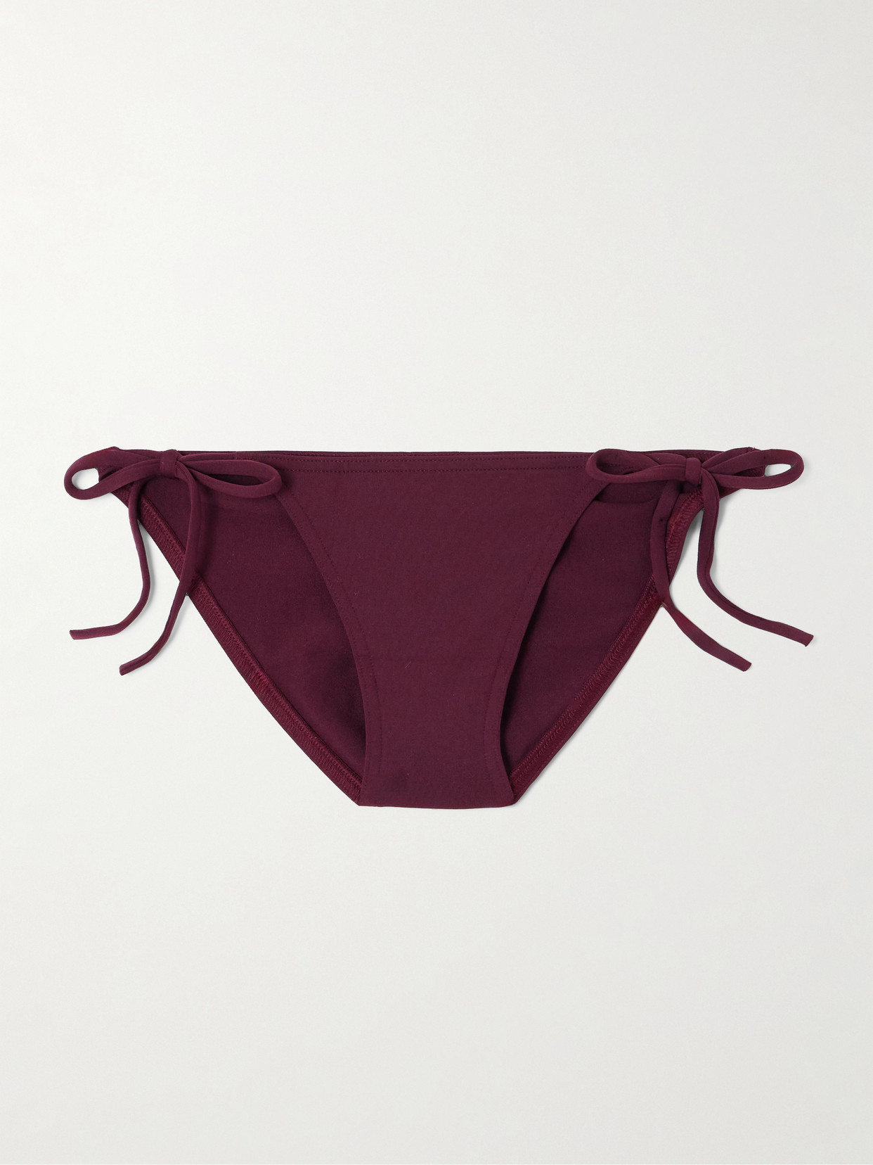 Eres Les Essentiels Malou Bikini Briefs In Burgundy