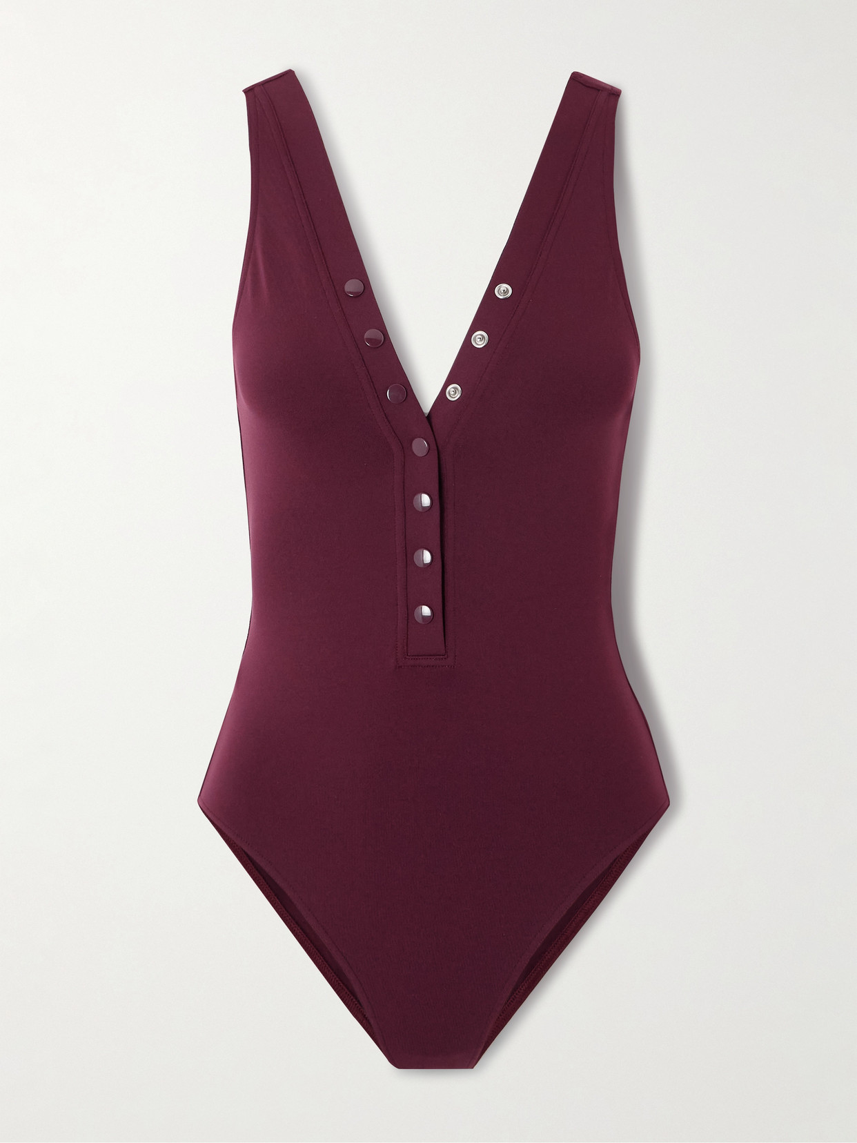 Eres Les Essentiels Icone Swimsuit In Burgundy