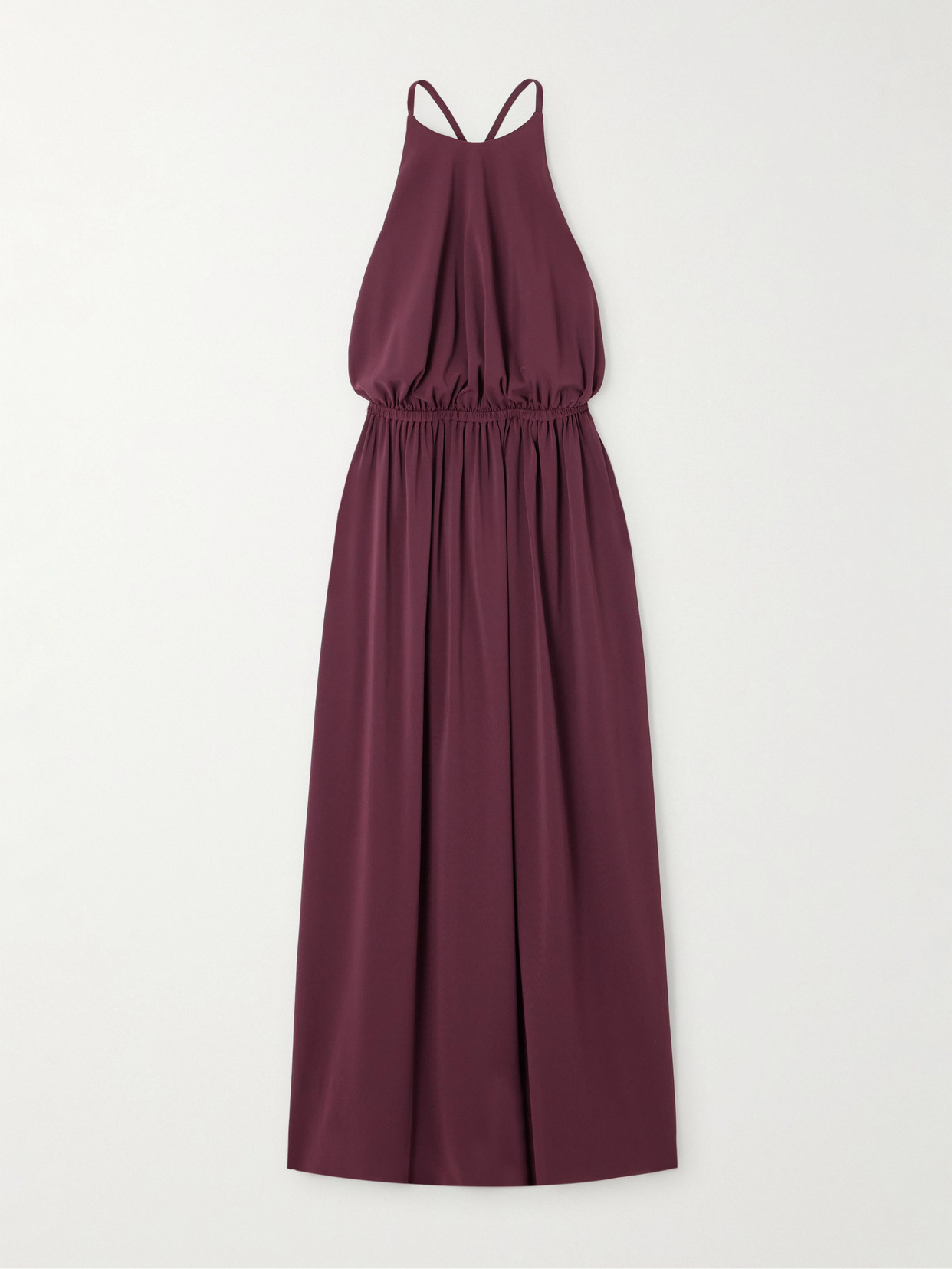 Eres Ines Jersey Midi Dress In Brown