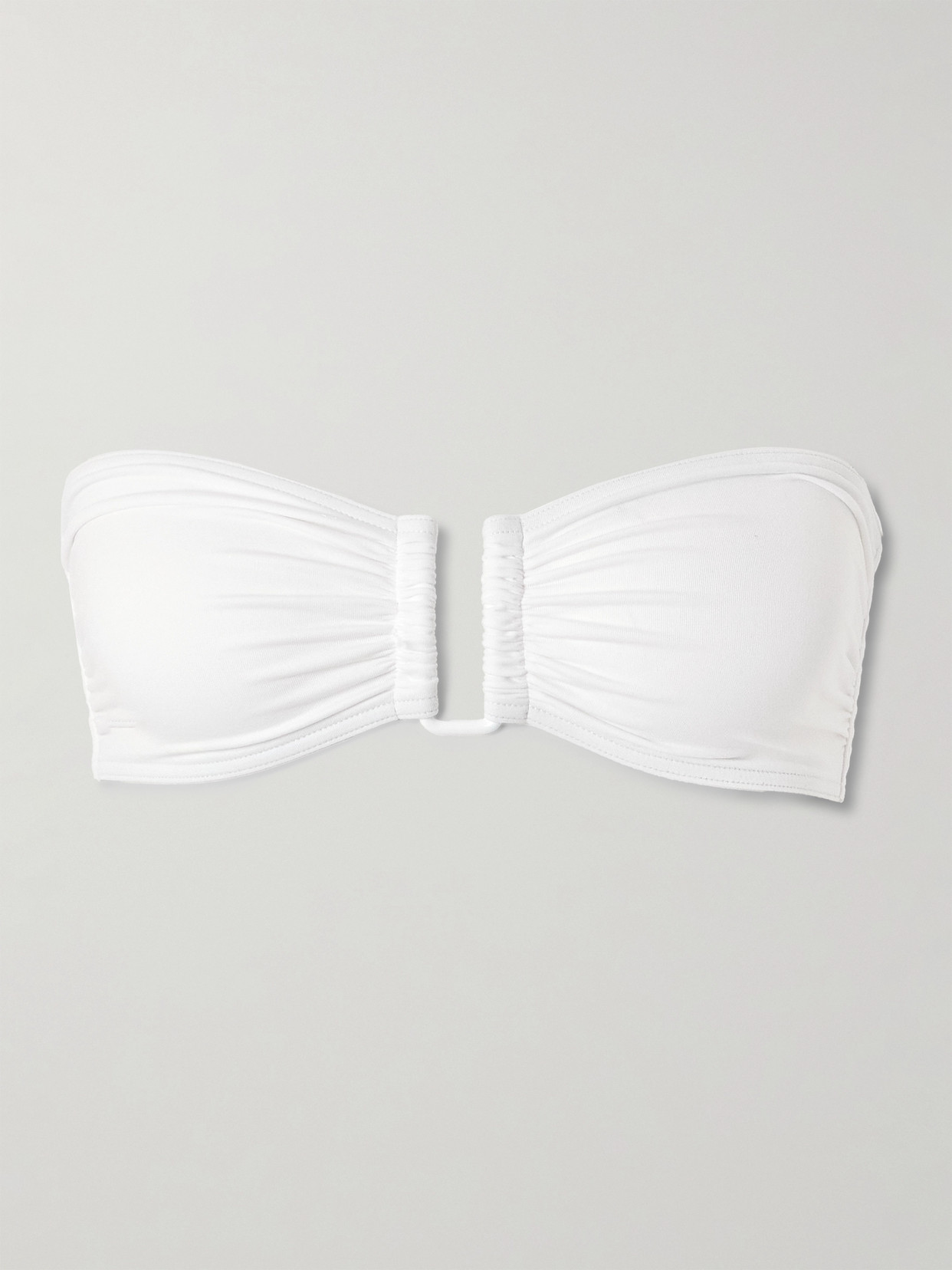 Eres Les Permanents Show Bandeau Bikini Top In White