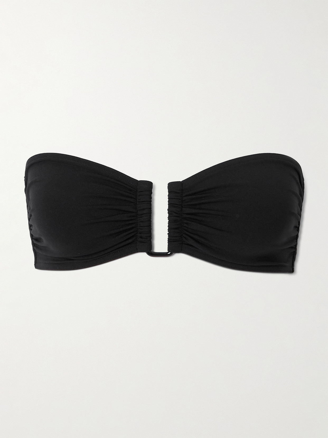 Eres Les Permanents Show Bandeau Bikini Top In Black