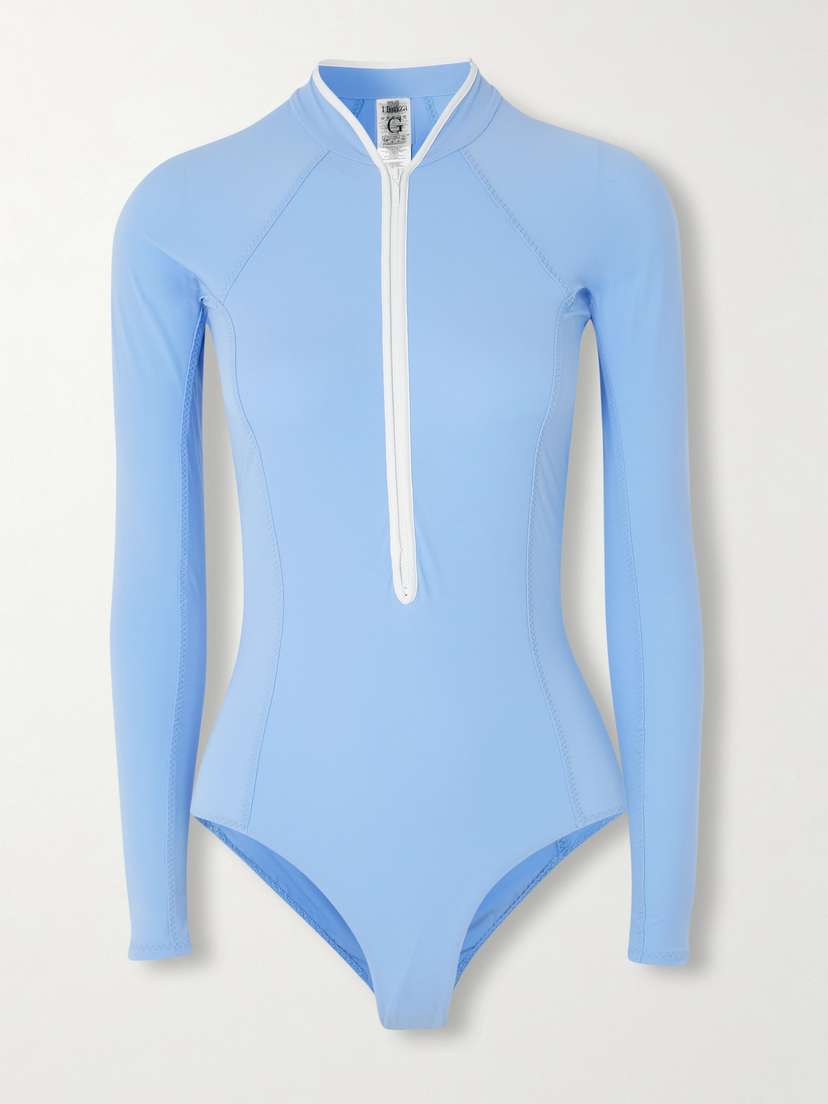 Hunza G Tyra Two-tone Swimsuit