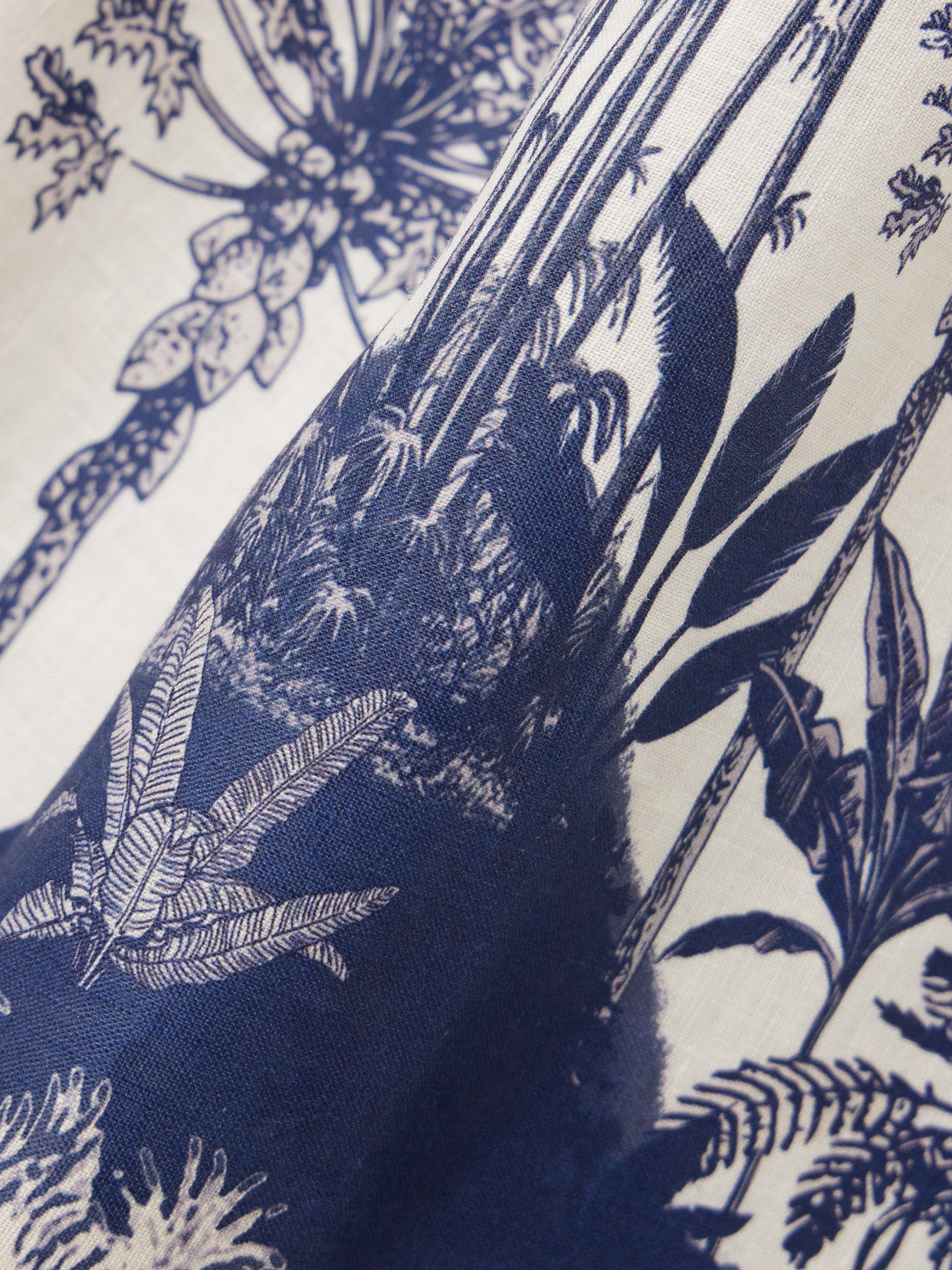 Andres Otalora Tres Pm Printed Linen Mini Dress