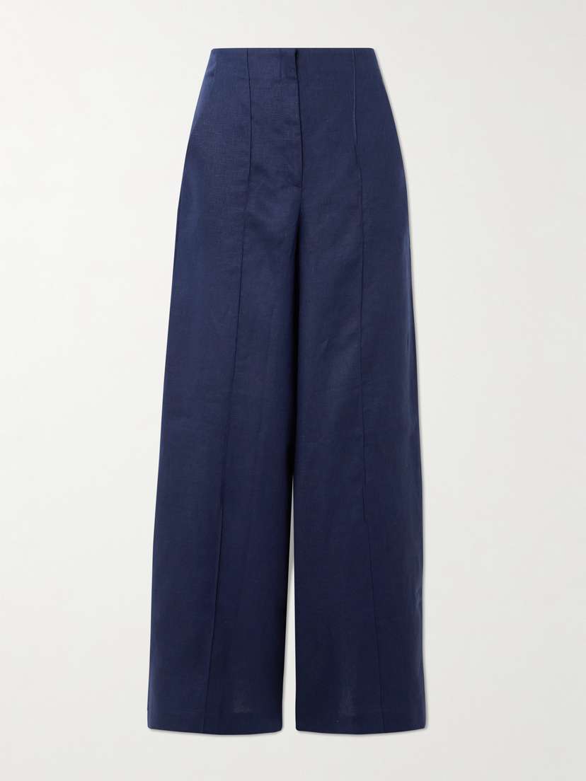 ANDRES OTALORA Encontrarte Linen Wide-leg Pants