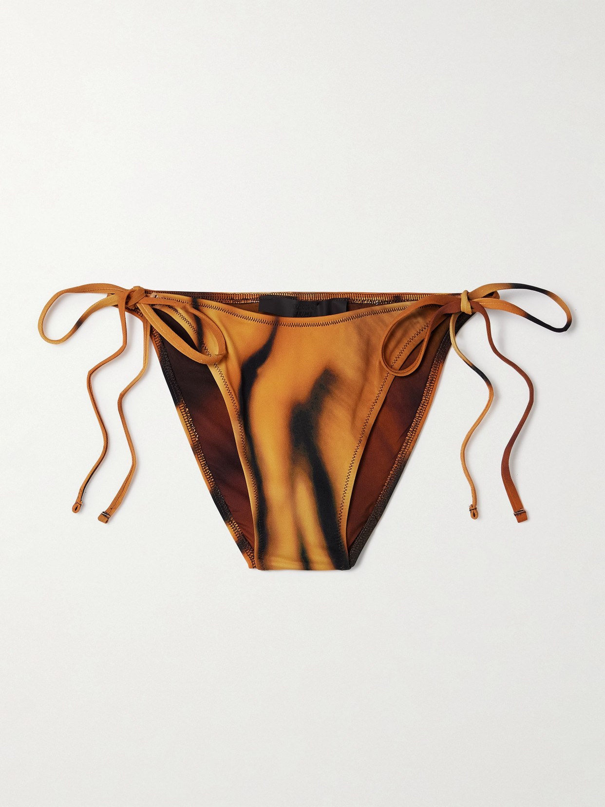 Skims + Roberto Cavalli Signature Swim Dipped Tie Bottom In Multi