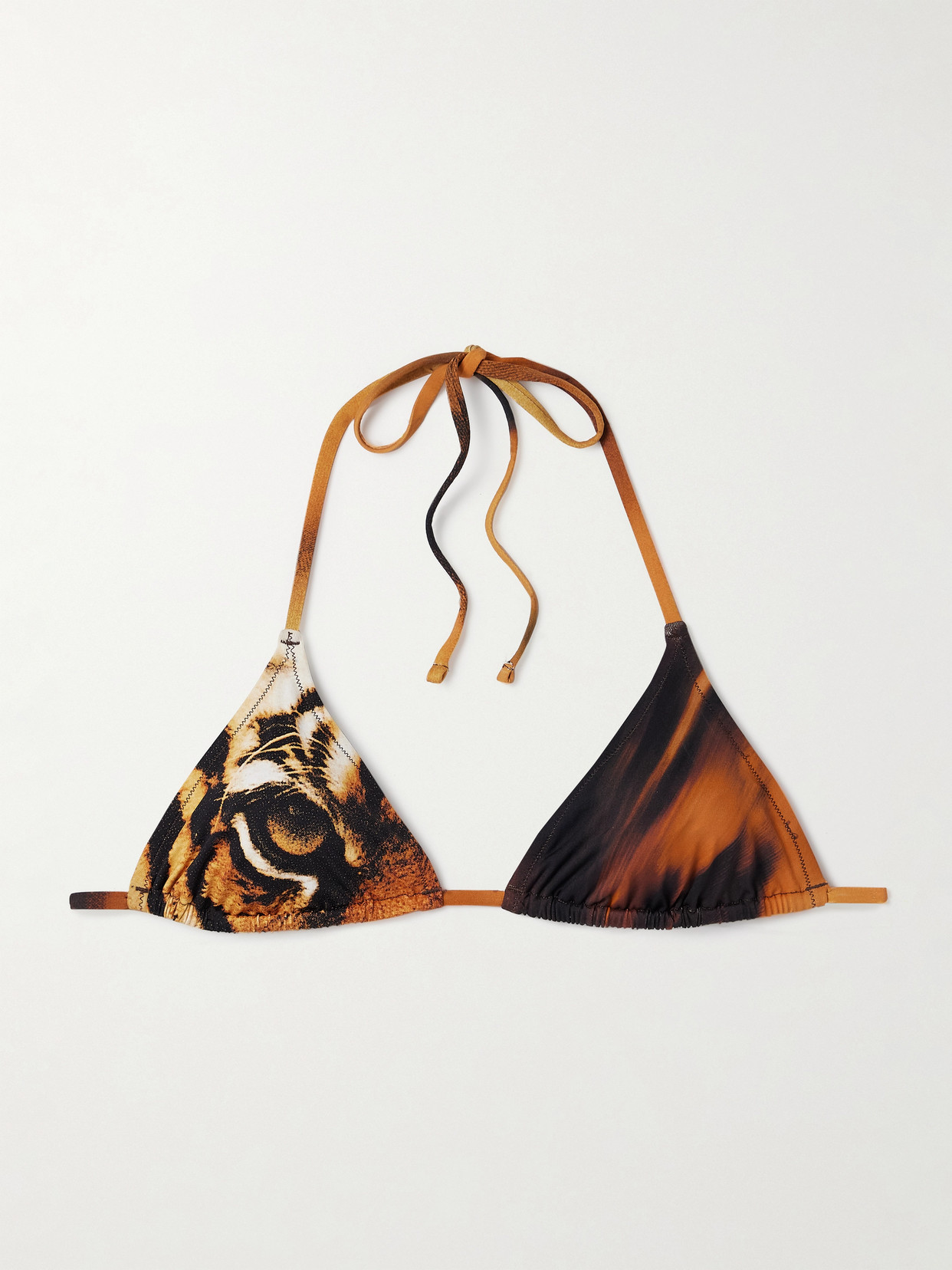 Skims + Roberto Cavalli Signature Swim Triangle Top In Multi