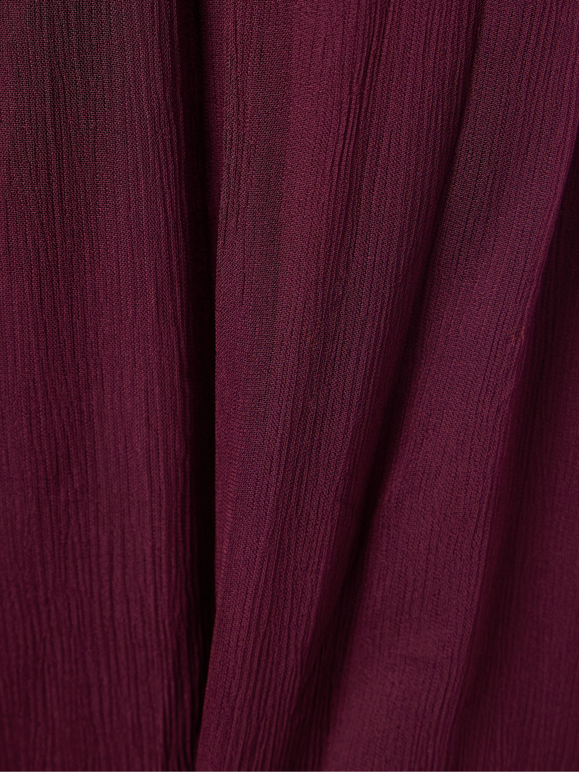 Staud Camilla scarf-detailed crepon maxi dress