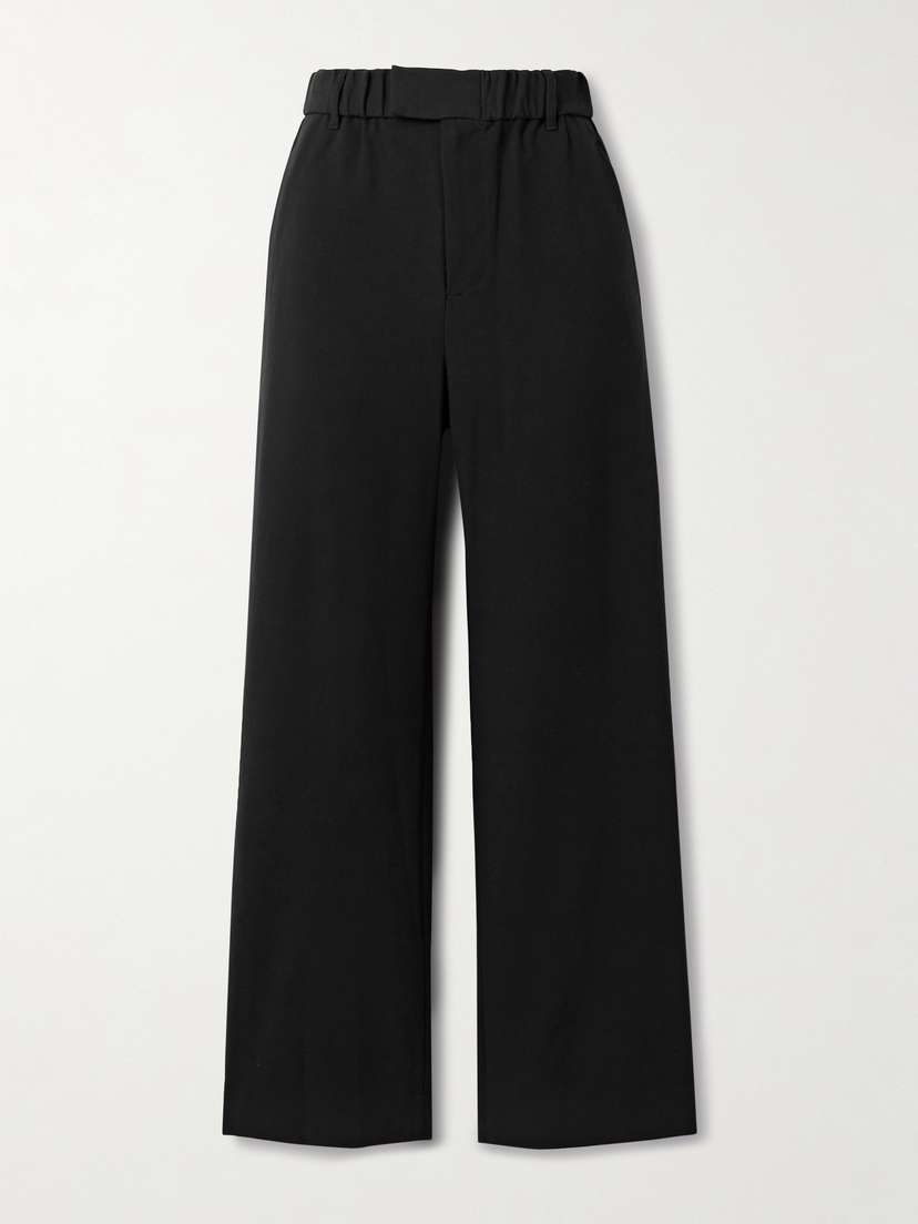 Staud Jerome Crepe Straight-leg Pants