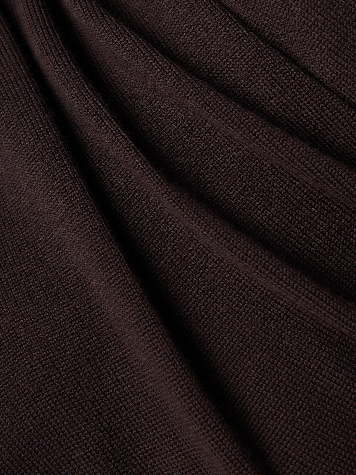 Staud Mabel One-shoulder Cap Sleeve Merino Wool Sweater Dress In Burgundy
