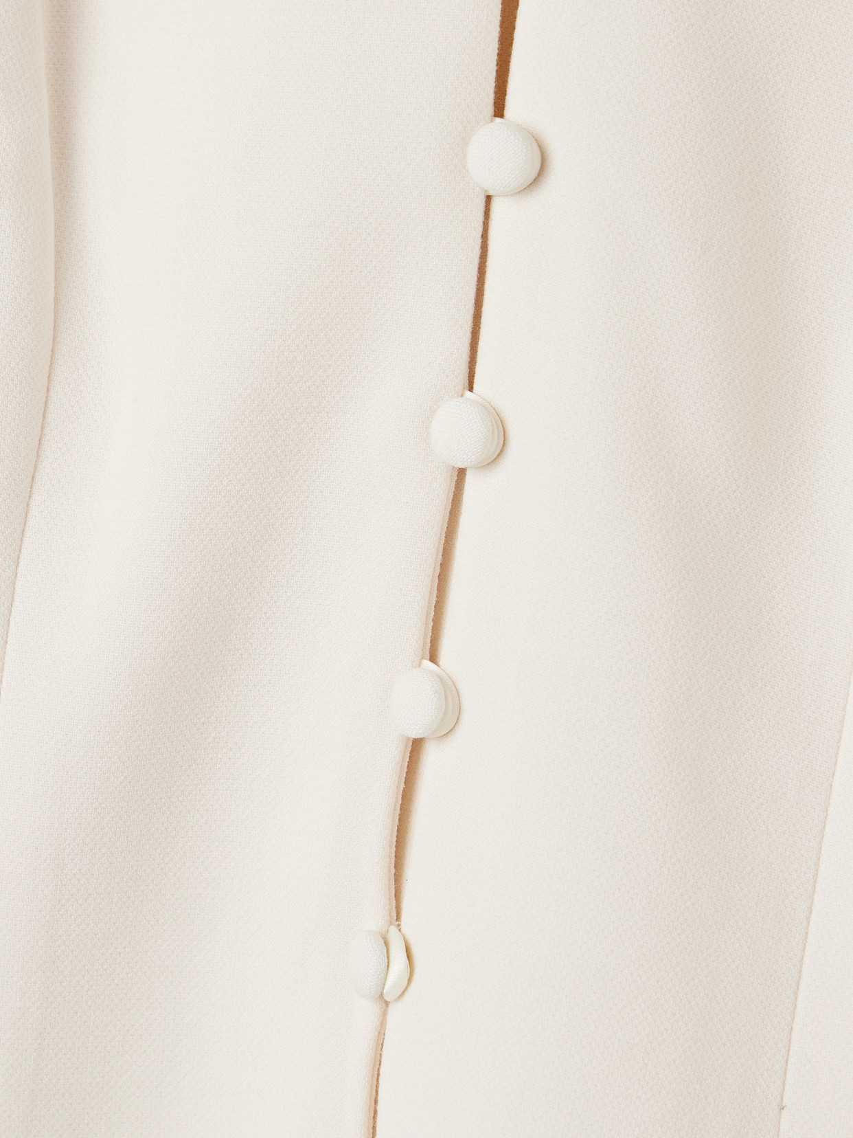 Staud Stella Crepe Vest In White