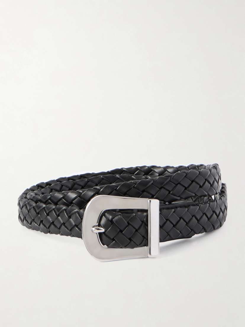 Gabriela Hearst Marija Woven Leather Belt