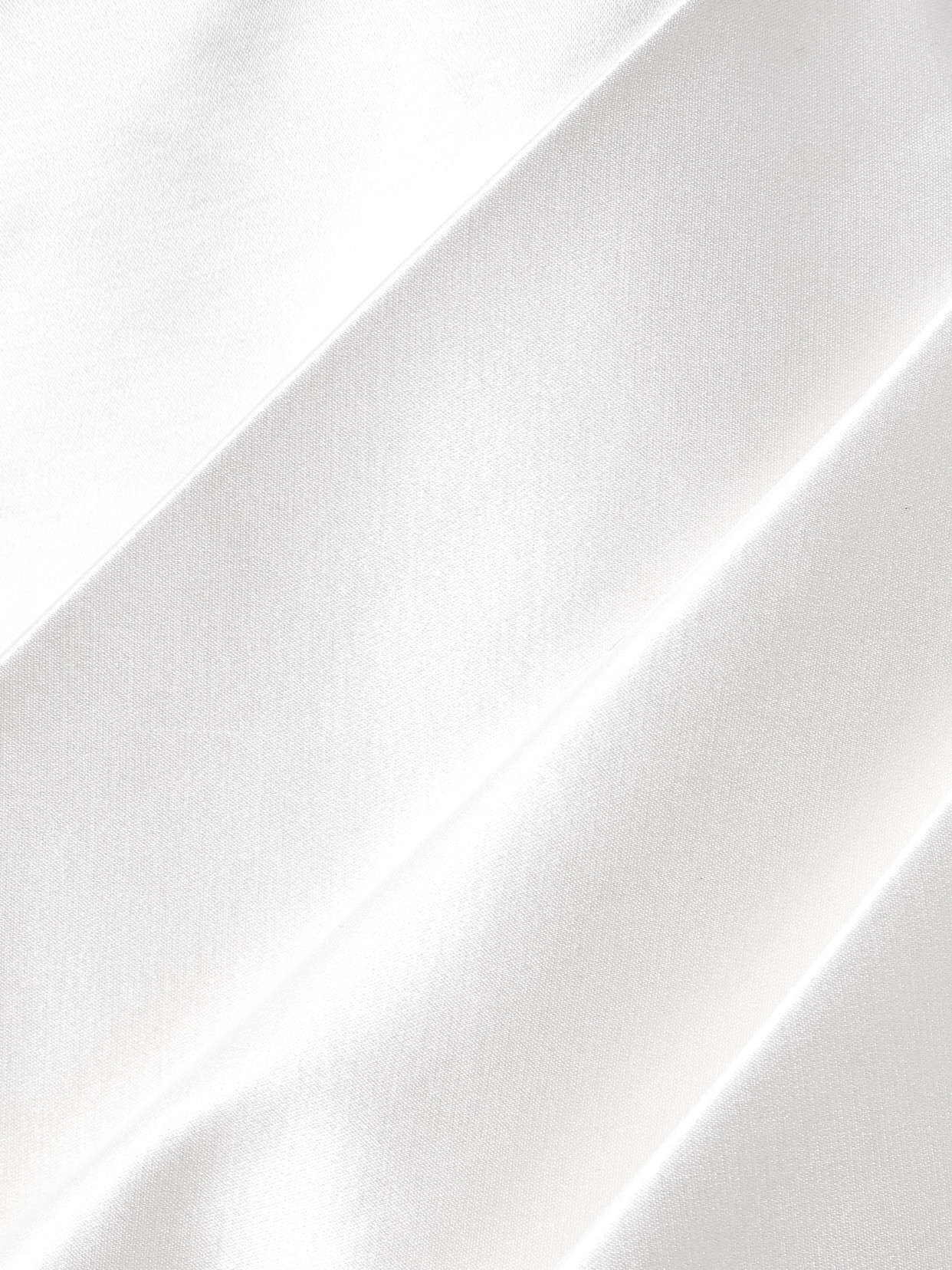 Alex Perry Bridal Cotton And Silk Satin Bustier Dress In White