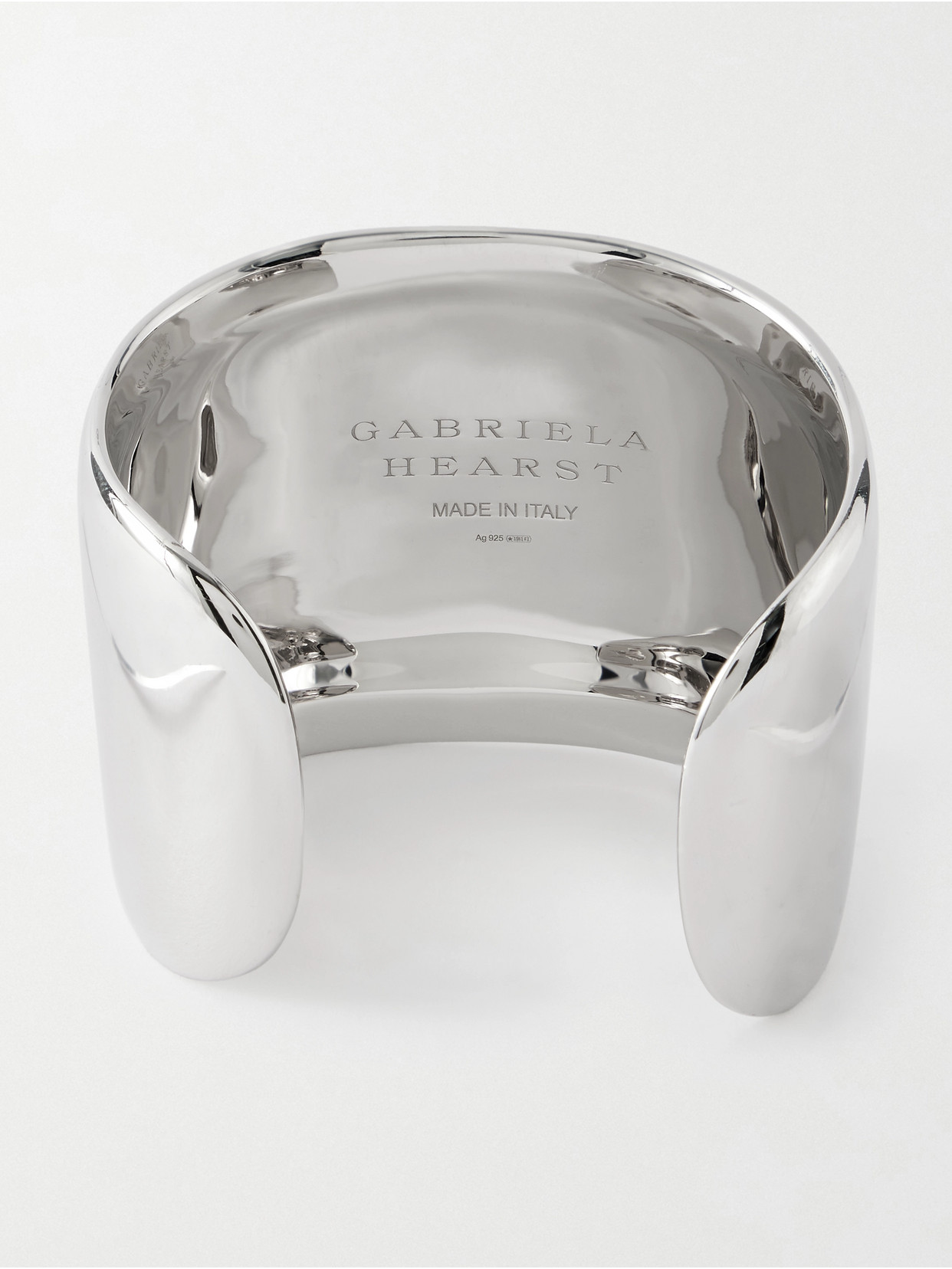 Gabriela Hearst Sterling Silver Cuff In Metallic