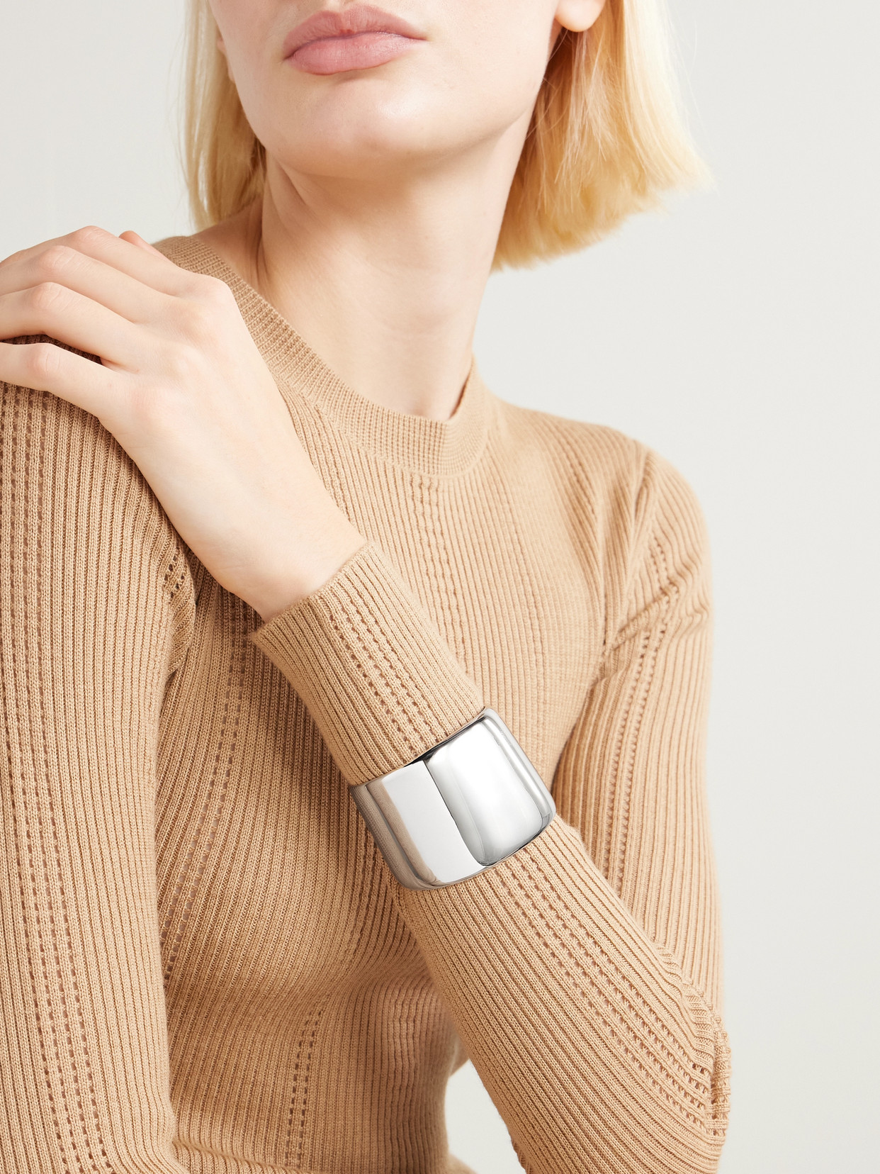 Gabriela Hearst Sterling Silver Cuff In Metallic