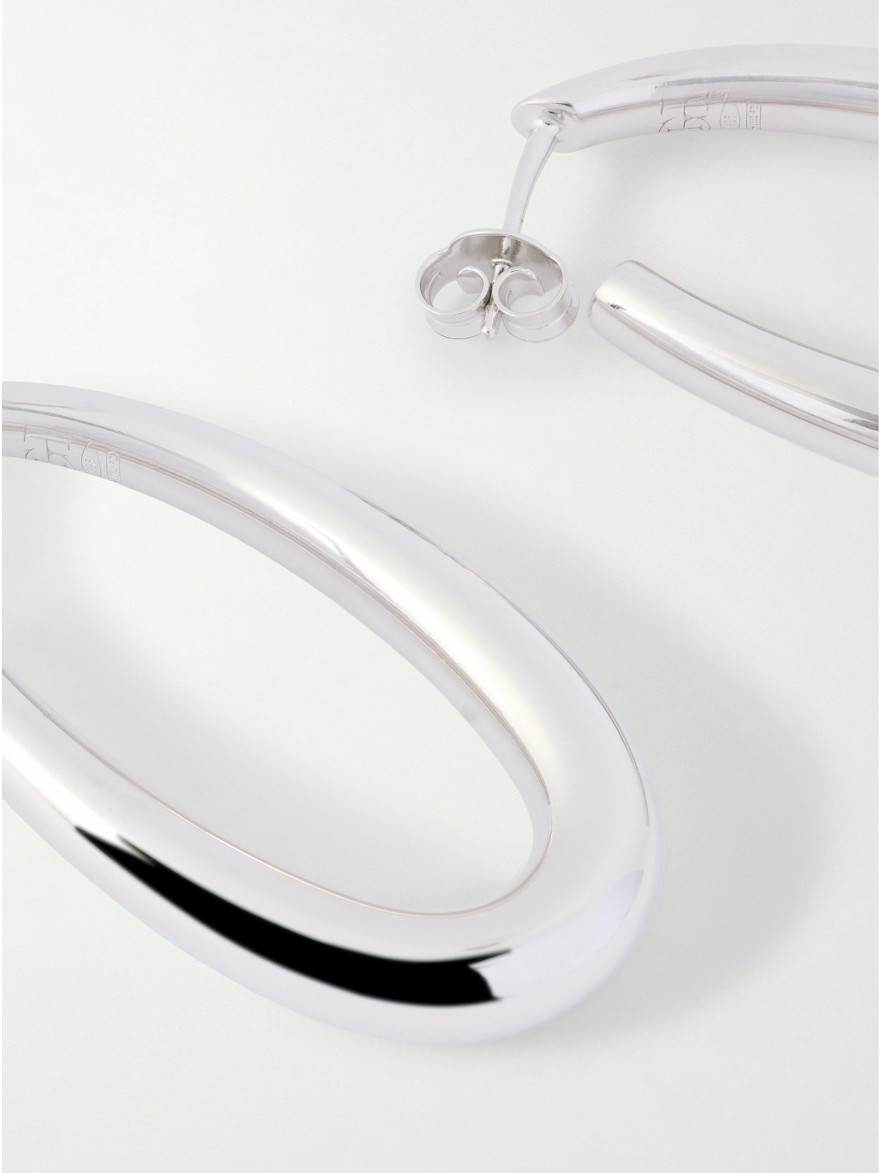 Gabriela Hearst Sterling Silver Hoop Earrings In Metallic