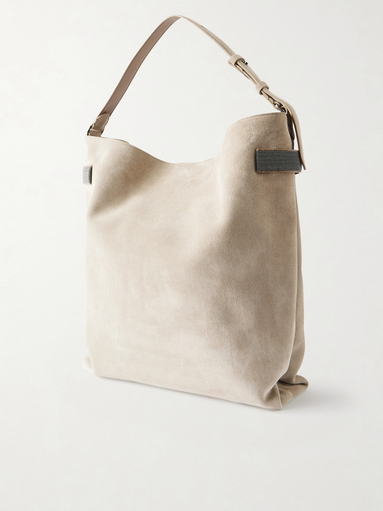 Bead-Embellished Shoulder Bag