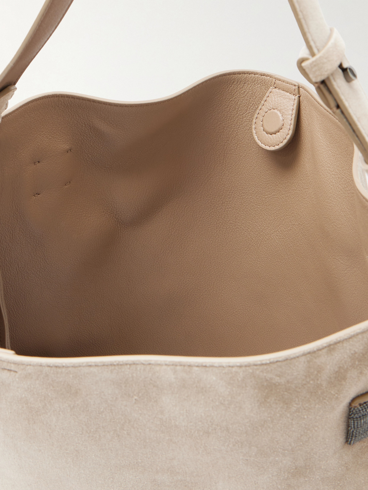 Bead-Embellished Shoulder Bag
