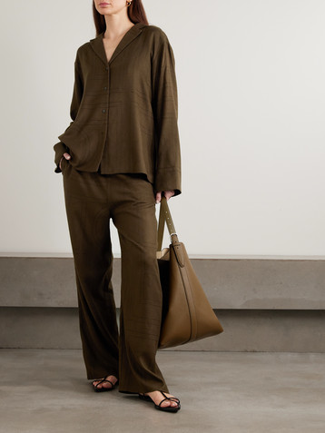 TOTEME Embroidered TENCEL™ LENZING™ modal pants